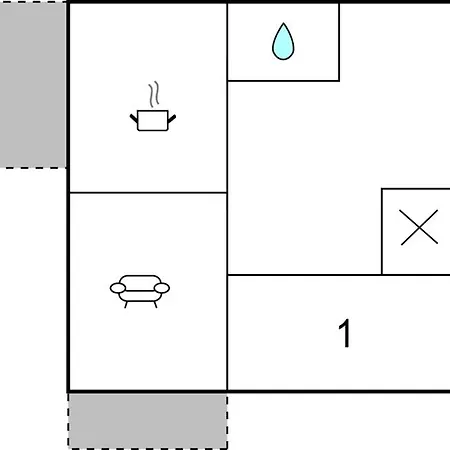 1 Bedroom In Apartment *